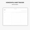 Horizontal Habit Tracker