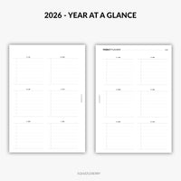 2026 - Year at a Glance | Printable