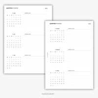 2026 - Quarterly | Printable