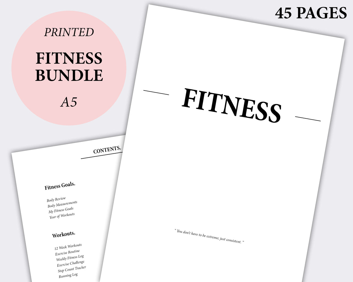 Fitness Bundle - A5 | SquizzleBerry