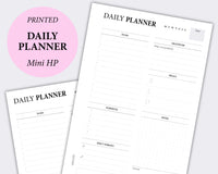 daily planner minimal planner inserts mini happy planner