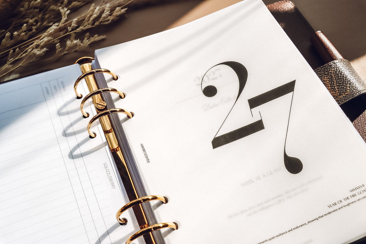 2027 minimalist dated planner inserts uk shop