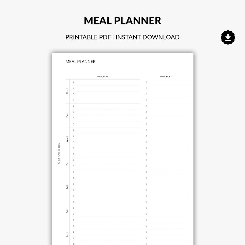 Meal Planner | Printable