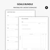 Goals Planner Kit | Printable