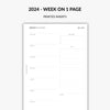 2024 - Weekly Planner