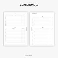 Goals Planner Kit | Printable
