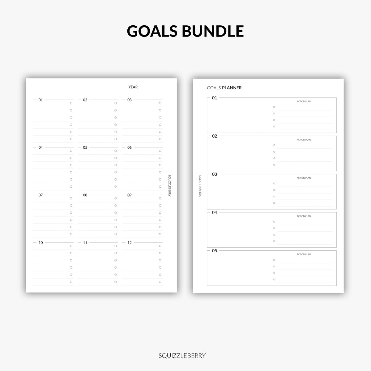 Goals Planner Kit | Printable