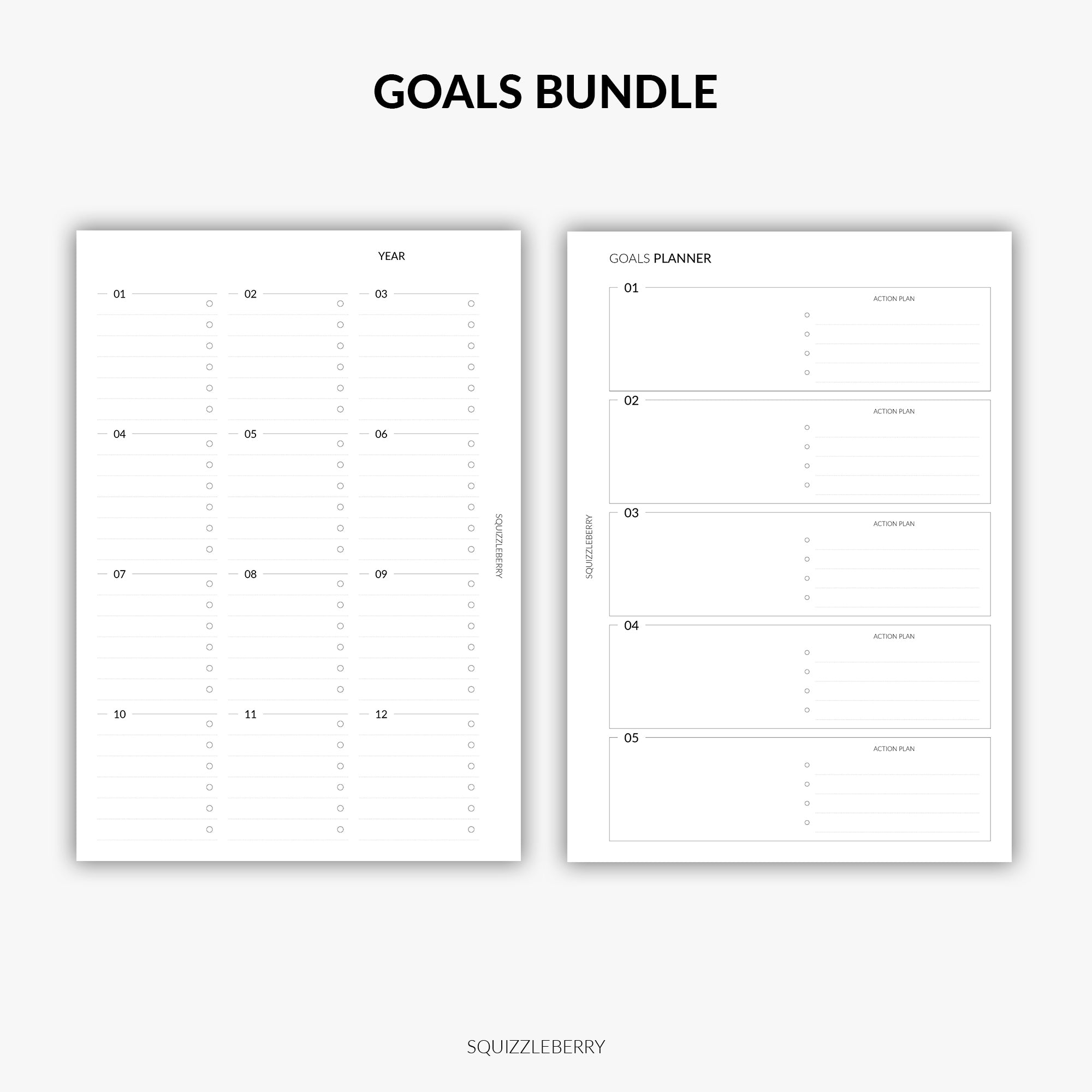 Goals Planner Kit | Printable