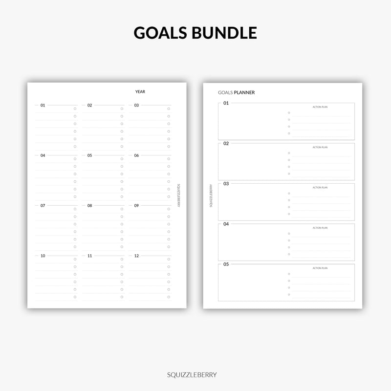 Goals Planner Kit | Printable