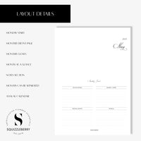 2027 - Month on 2 Pages | Printable