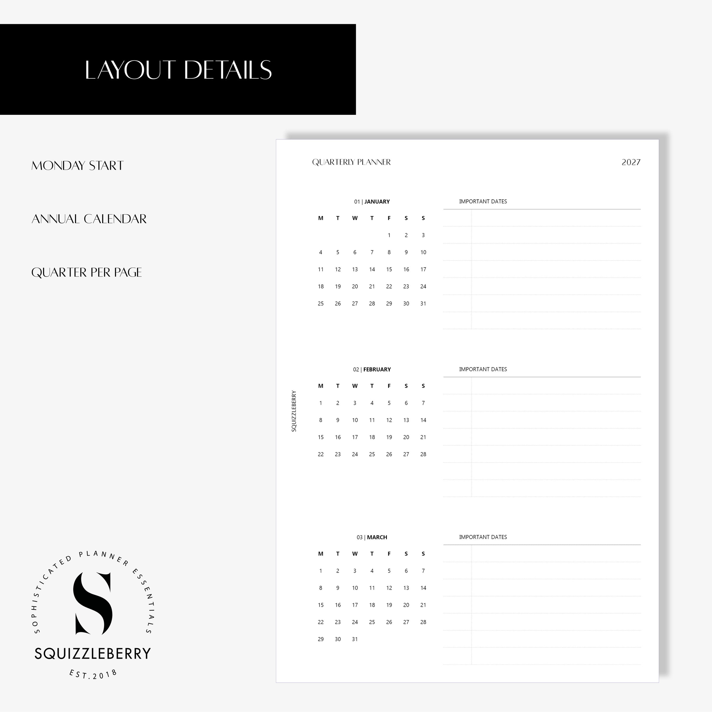 2027 - Quarterly