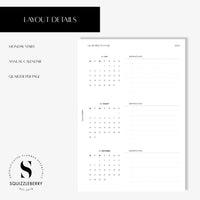 2027 - Quarterly | Printable