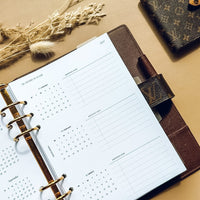 2027 quarterly planner inserts louis vuitton agenda gm