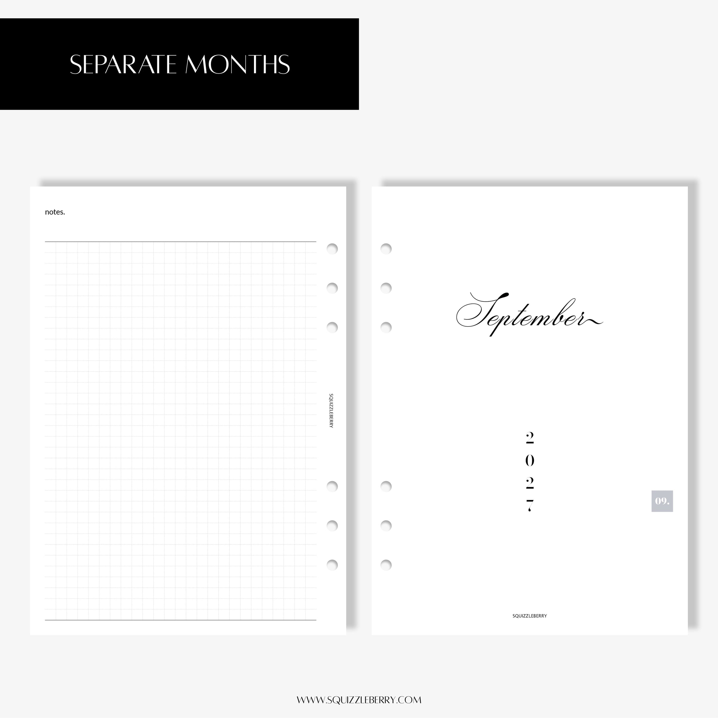 2027 - Weekly Planner (Wo1P)