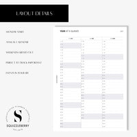 2027 - Year at a Glance | Printable