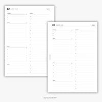 2026 - Daily Planner A5 | Printable