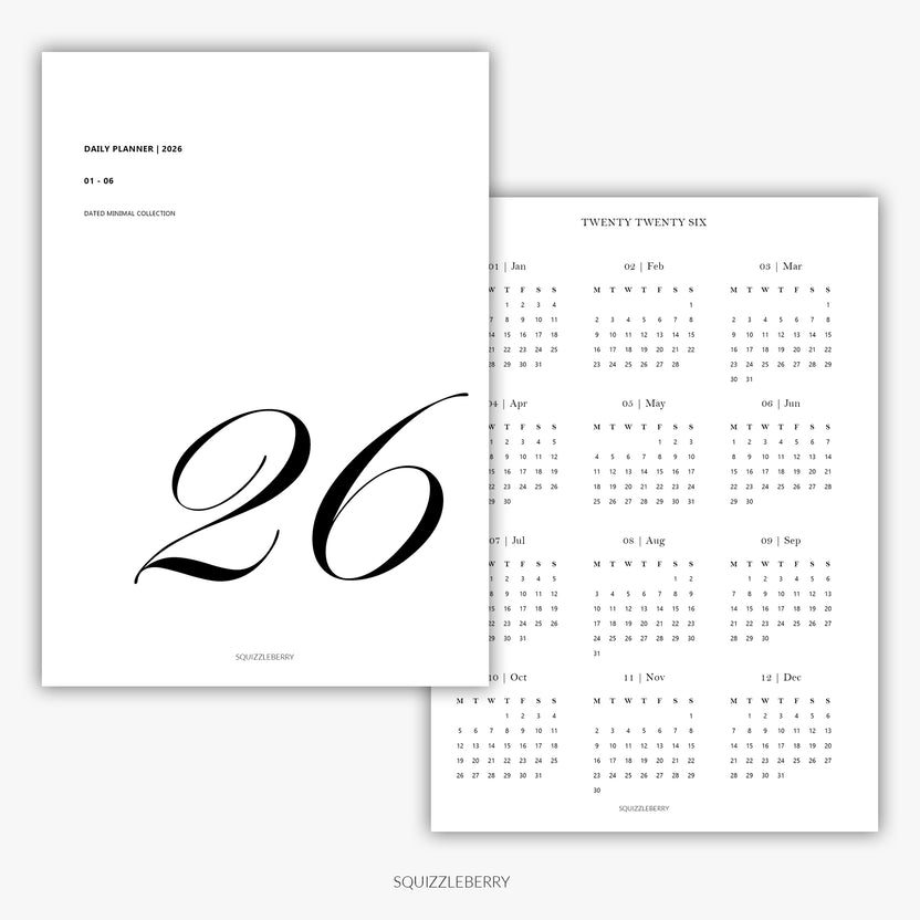2026 Daily Planner Printable PDF A5 - Day Per Page Hourly Planner ...