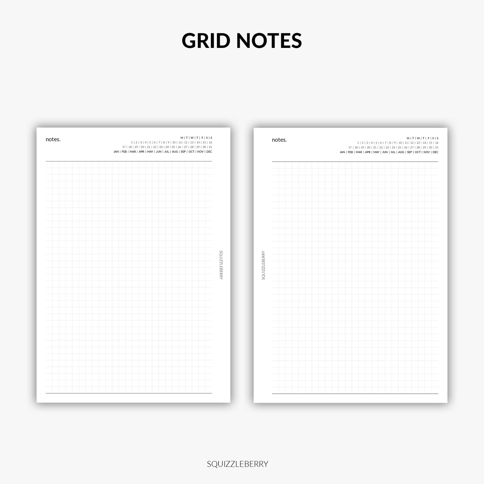 Grid Notes – SquizzleBerry