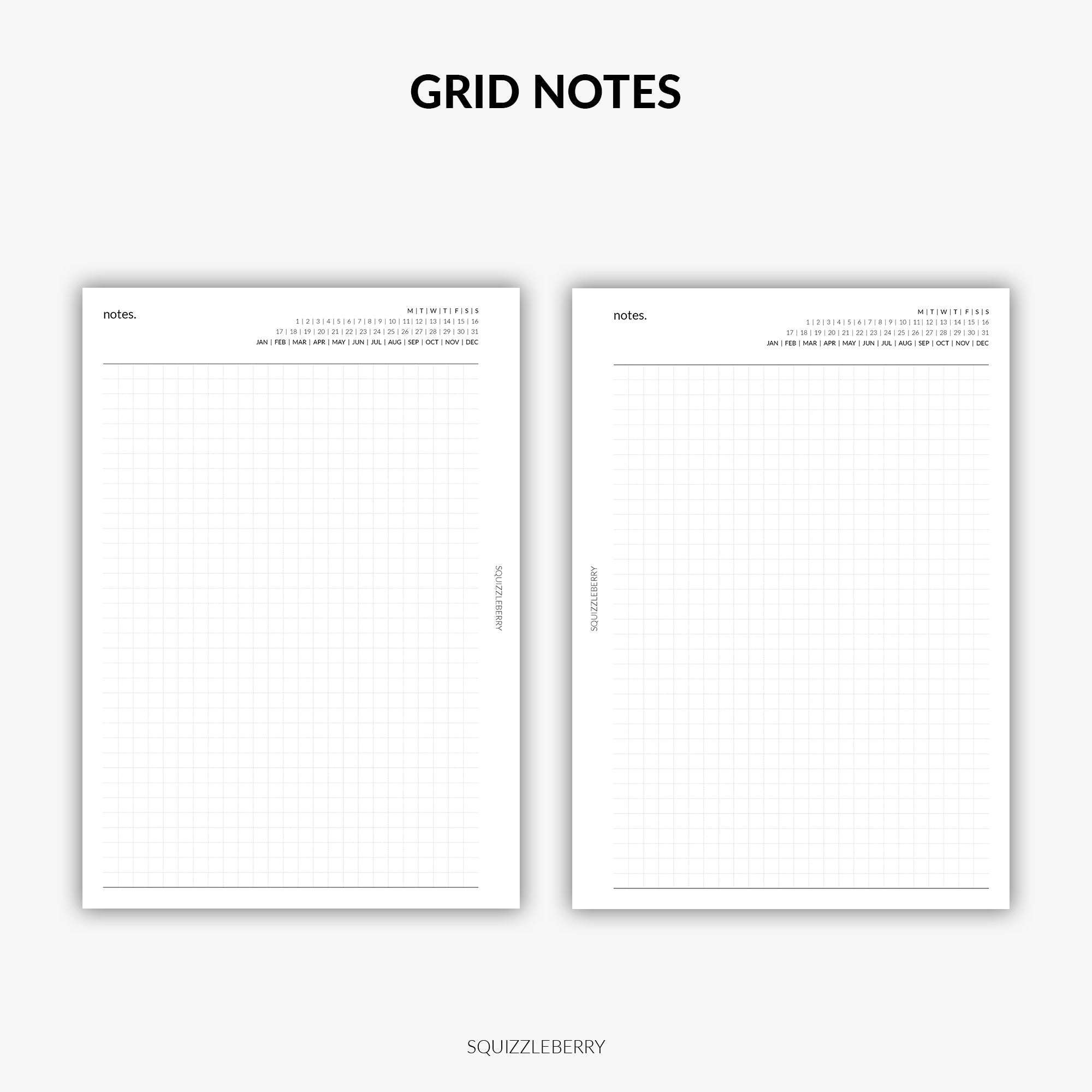 Grid Notes – SquizzleBerry