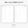 2026 - Weekly Work Schedule A5 | Printable