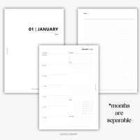 2026 - Weekly Planner (Wo1P) | Printable