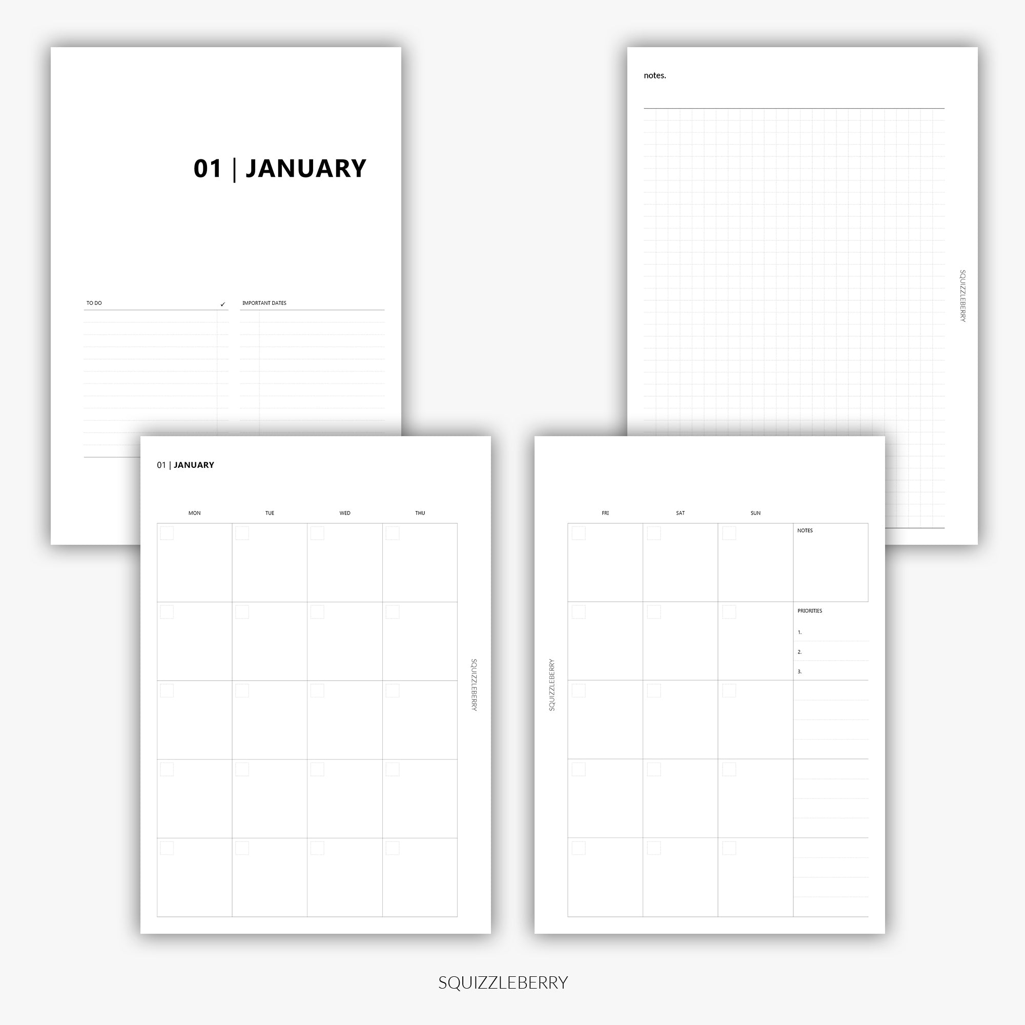 Undated - Mo2P | Printable