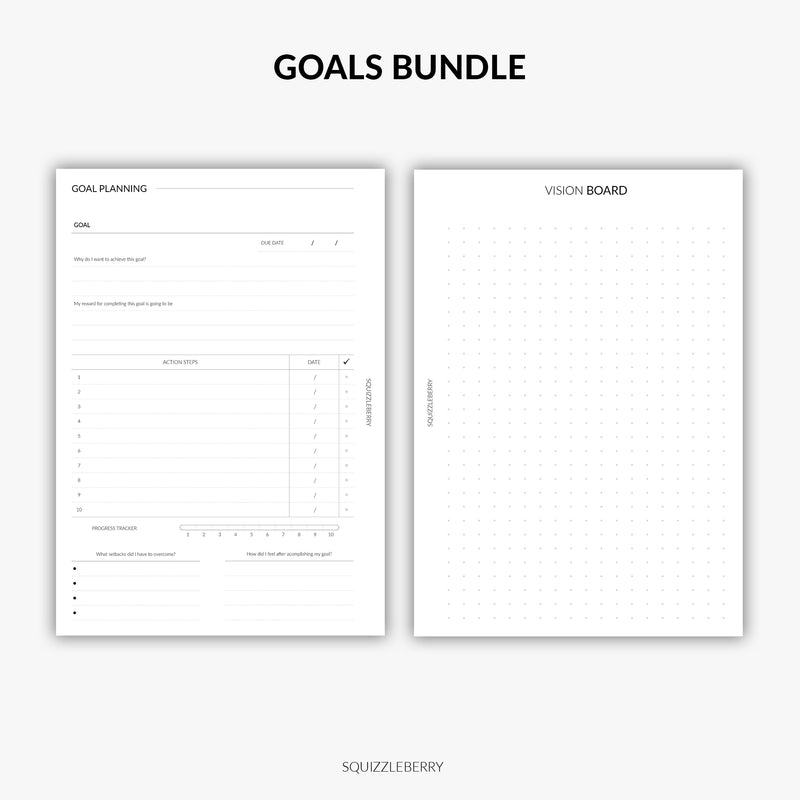 Goals Planner Kit | Printable