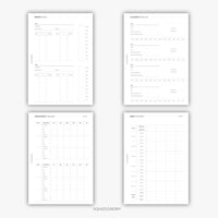 Financial Health Planner | Printable