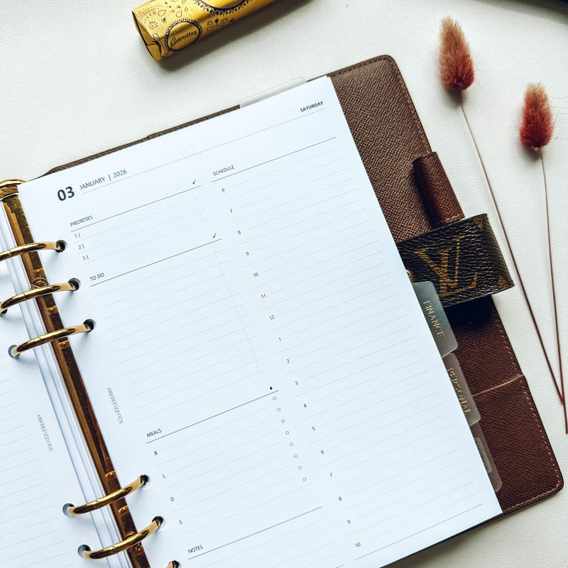 2026 - Daily Planner A5 | Printable