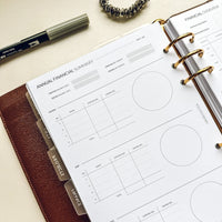 Financial Health Planner | Printable