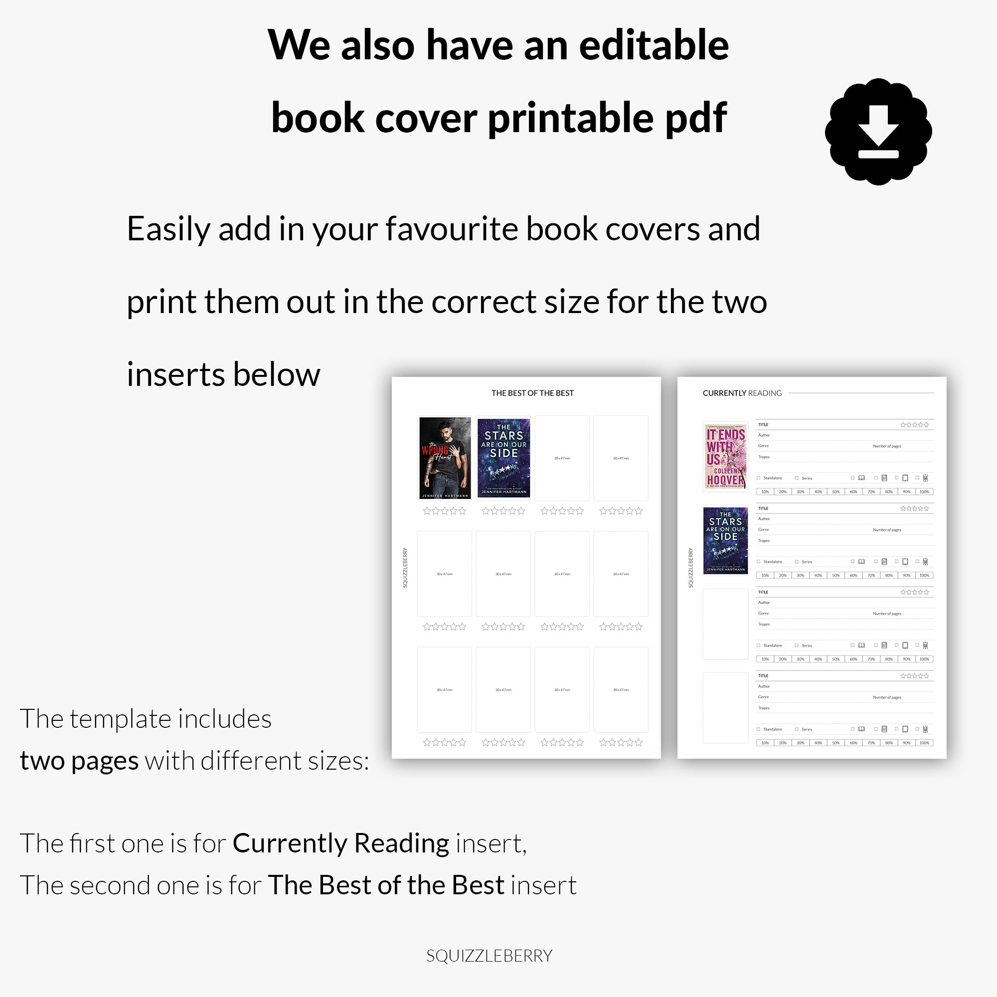 Romance Book Lover's Bundle | Printable