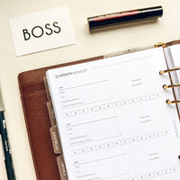 Financial Health Planner | Printable