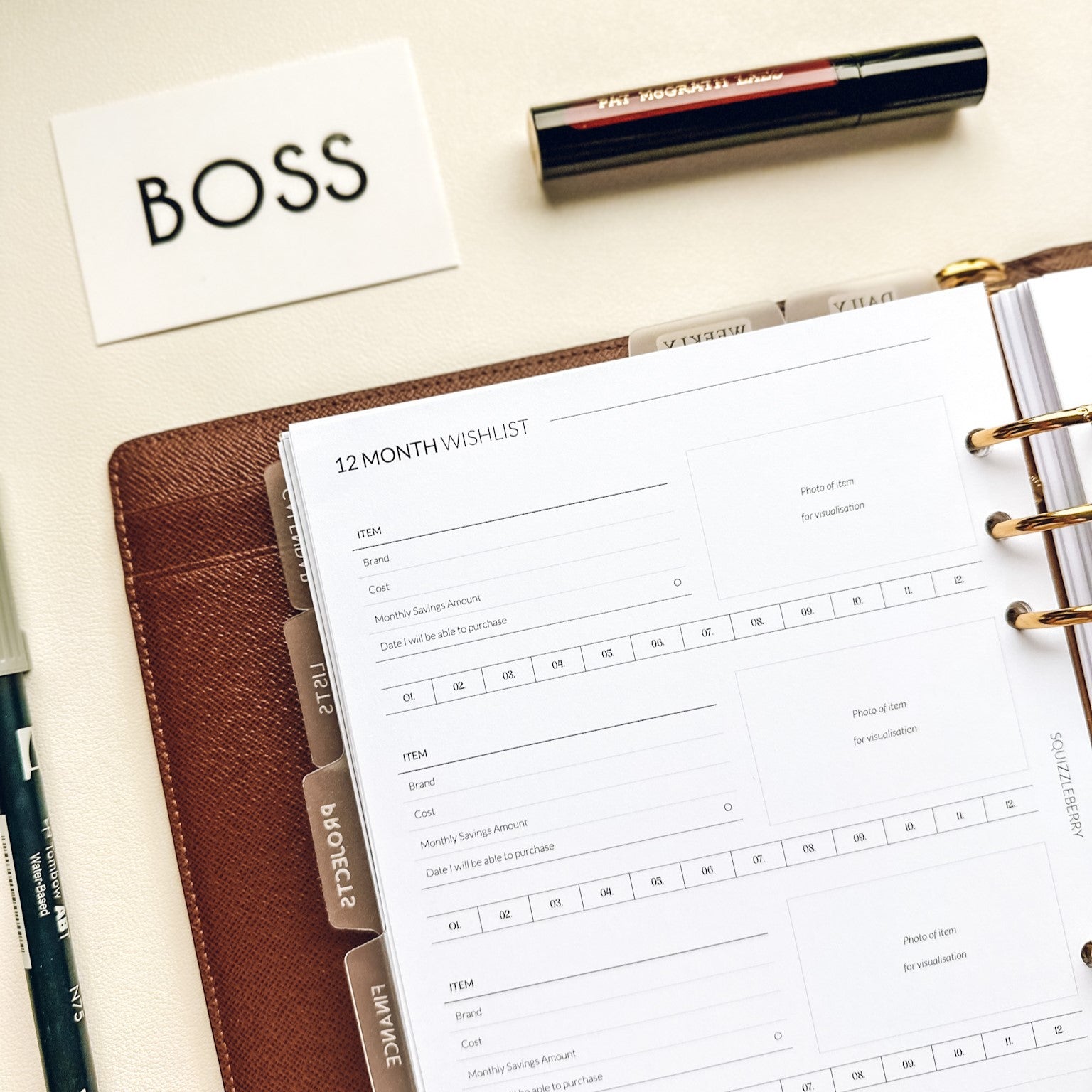 Financial Health Planner | Printable