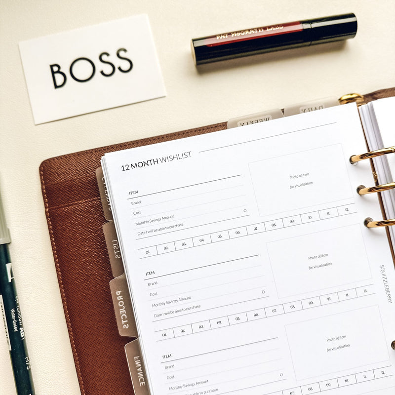 Financial Health Planner | Printable