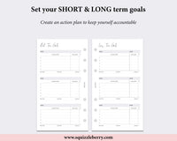 Goals Planner Kit - Personal | SquizzleBerry