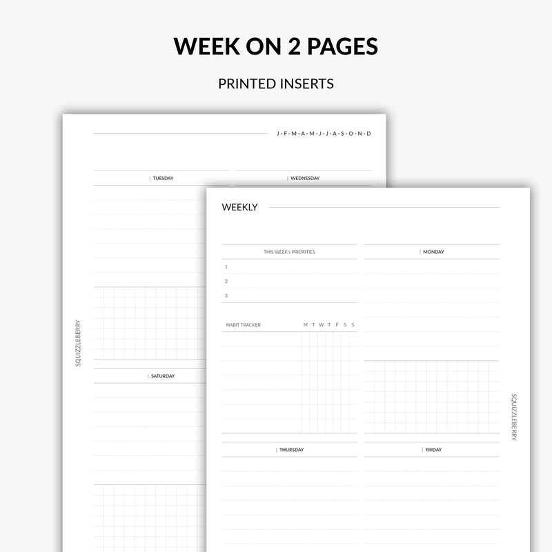 week on two pages planner