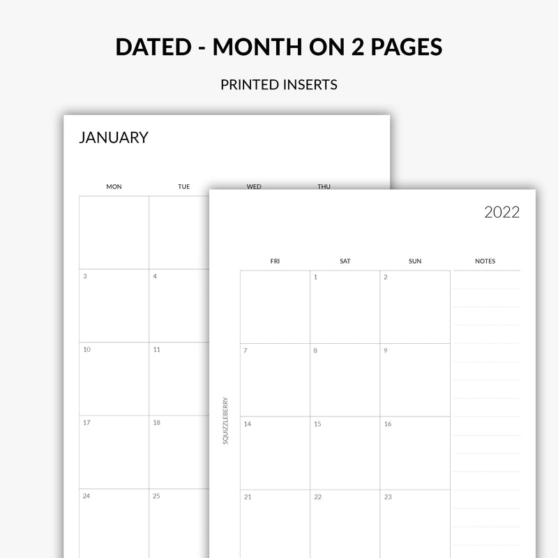 Dated - Month on 2 Pages