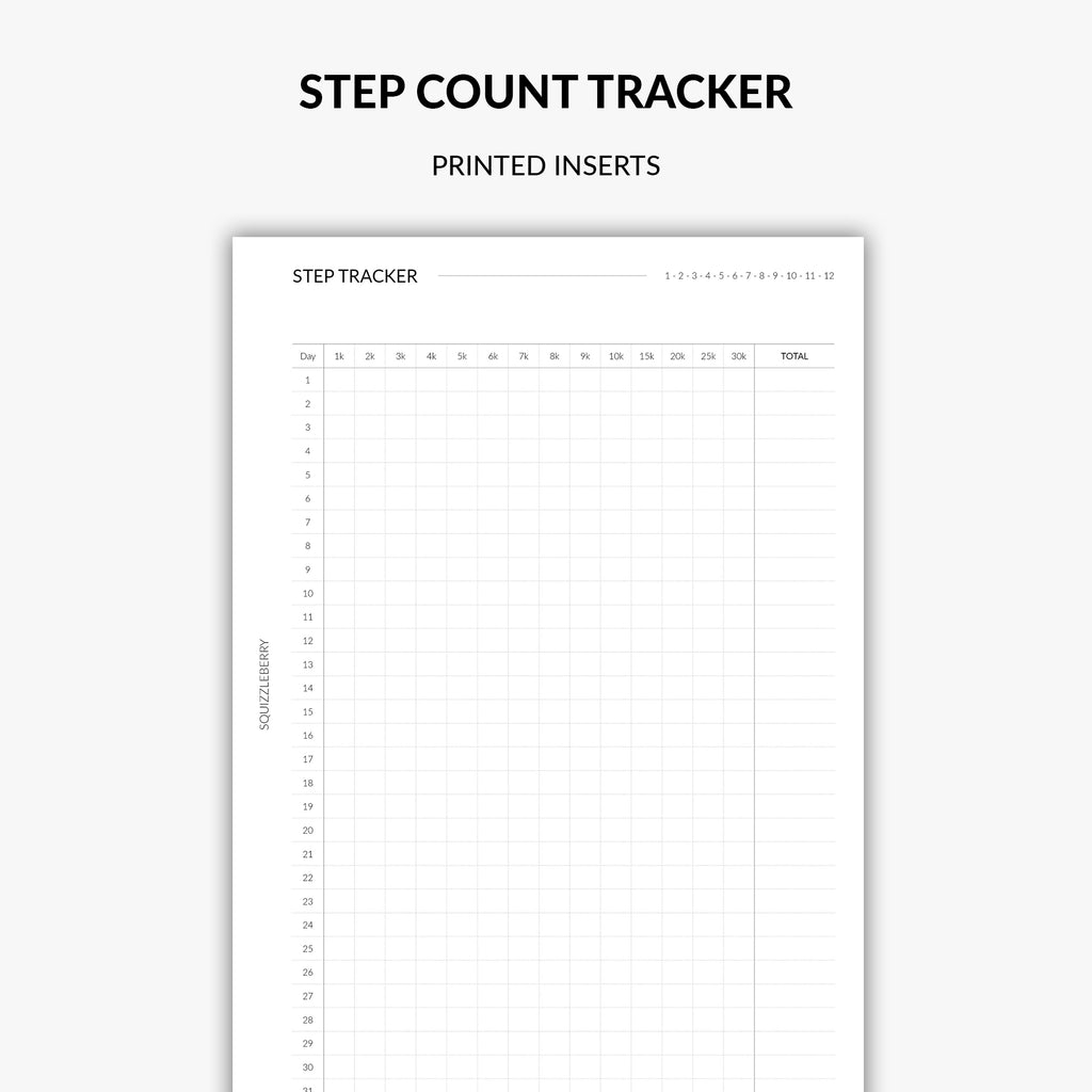 Step Count Tracker – SquizzleBerry