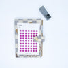 Mauve - Dots - Stickers | SquizzleBerry