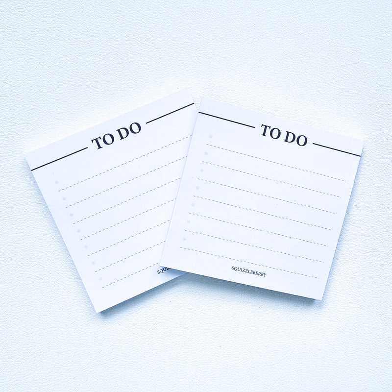to minimalist to do sticky notes for planners