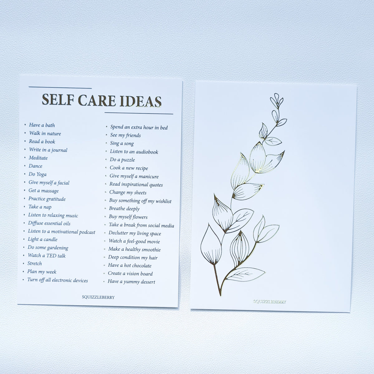 Self Care A6 Card | SquizzleBerry