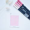 pink planner dot stickers