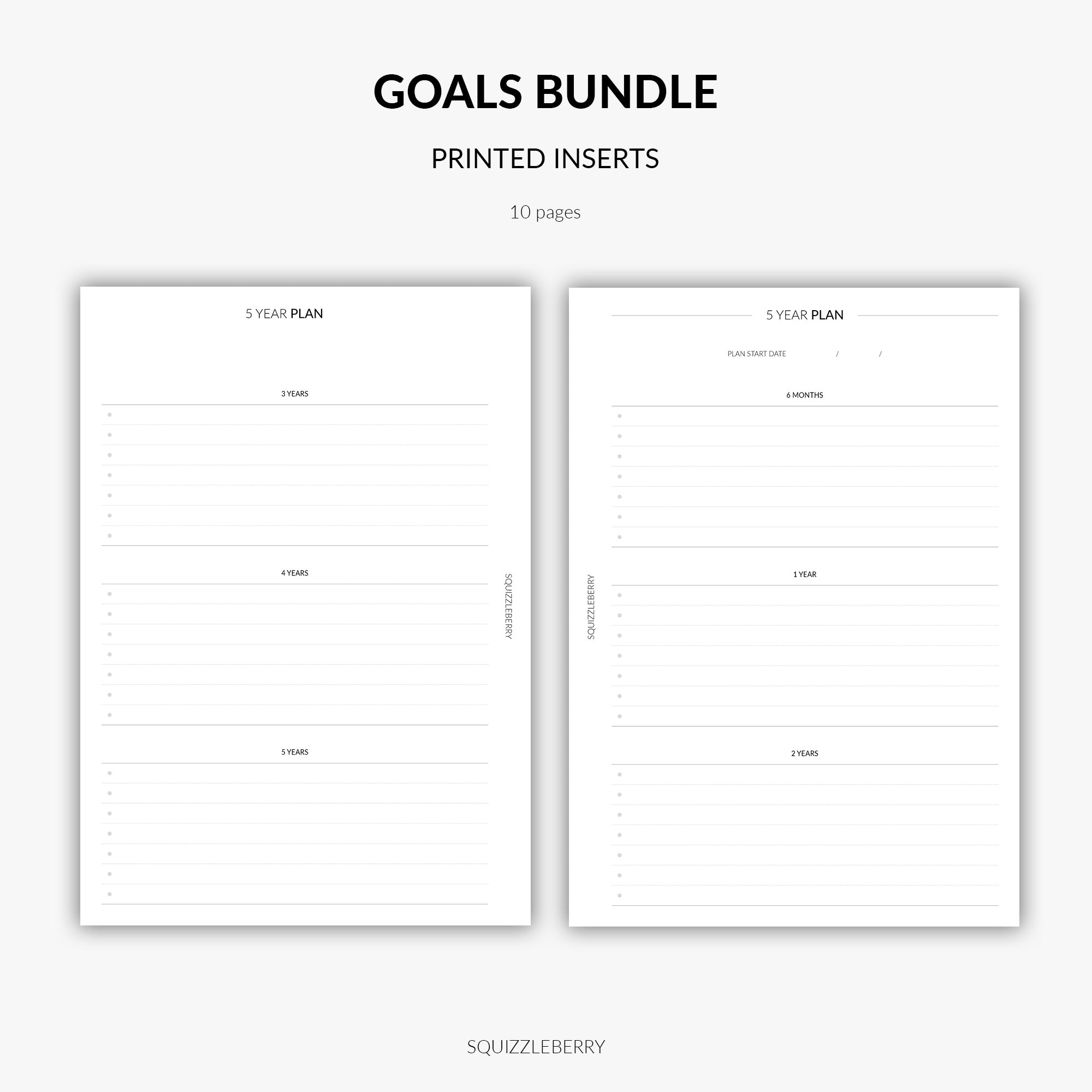 Goals Planner Kit