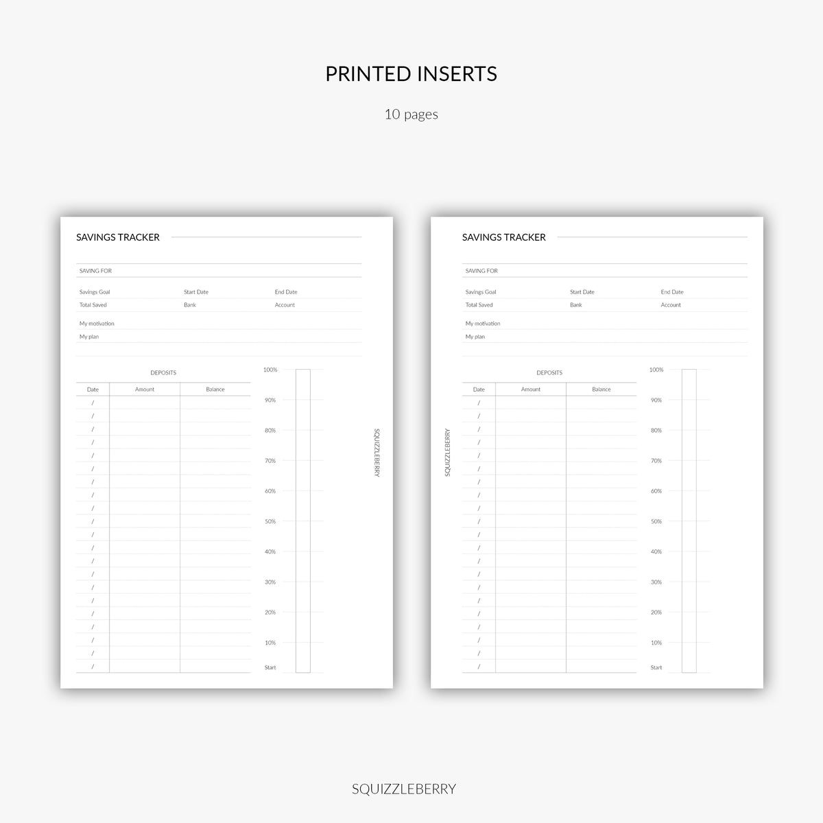 Printable Project Planner Inserts - 8Lotus