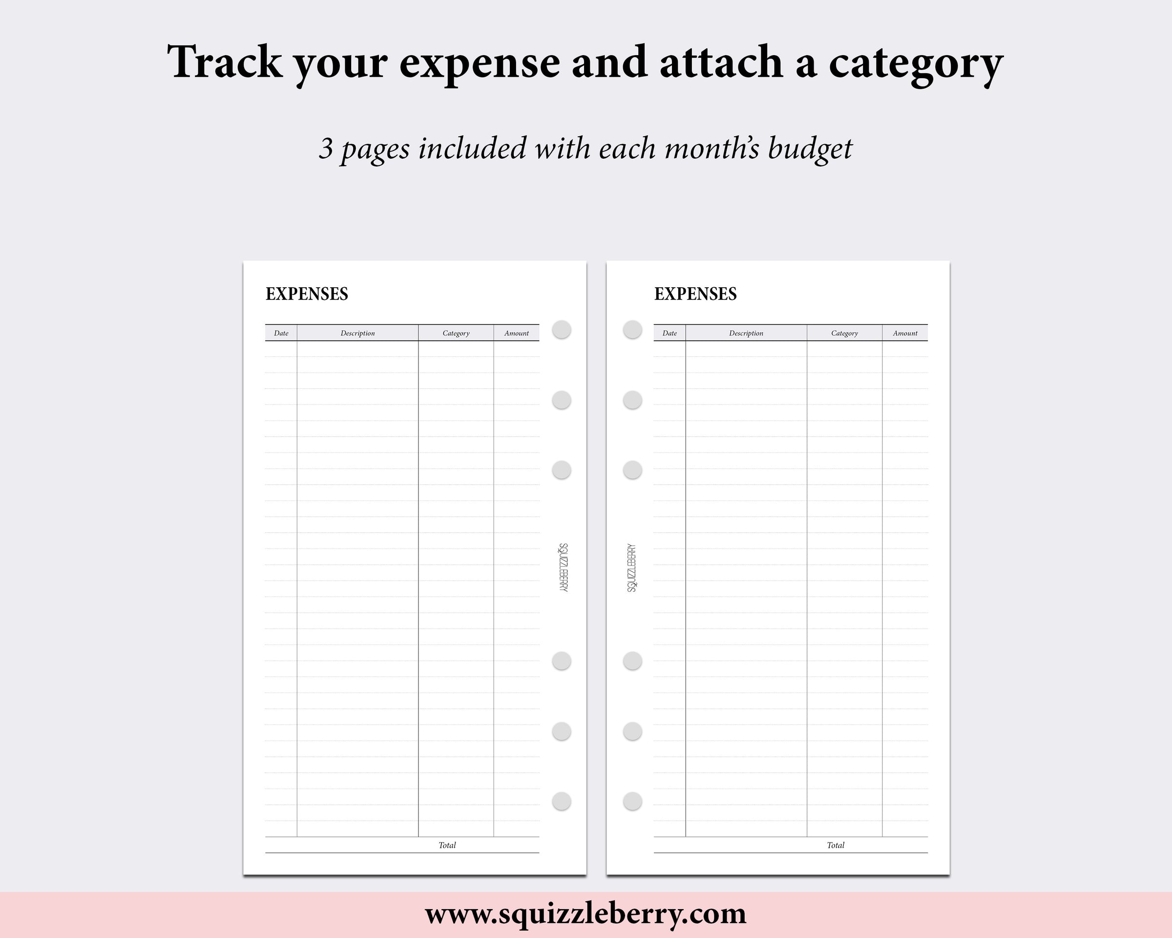 Budget Bundle - Personal | SquizzleBerry