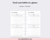 Monthly Habits - Personal | SquizzleBerry