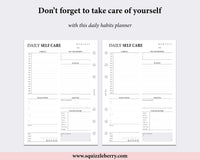 Daily Self Care Planner - A5 | SquizzleBerry