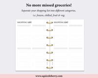 Shopping List - Mini HP | SquizzleBerry