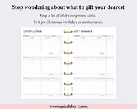 Gift Planner - Mini HP | SquizzleBerry