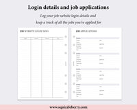 Job Search Planner Kit - A5